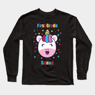 First Grade Squad Long Sleeve T-Shirt